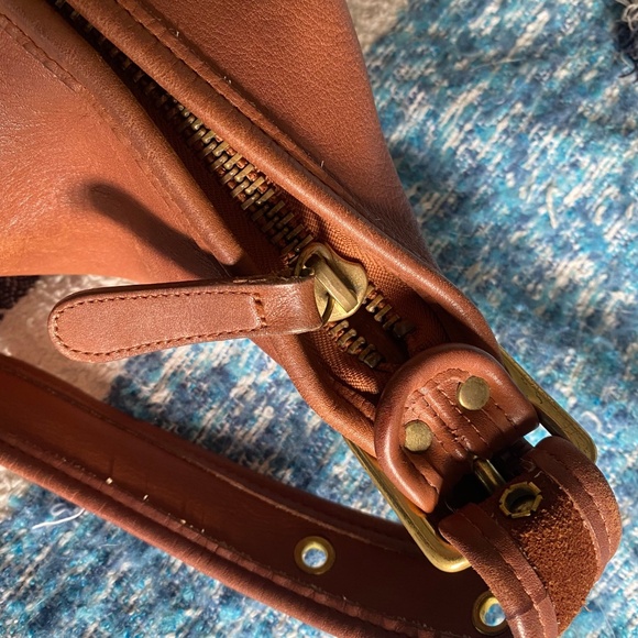 Vintage Coach 9085 Duffle Bucket Bag in British Tan Leather XL, Made in USA - Picture 10 of 16